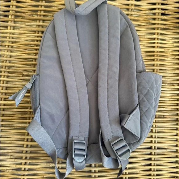 Vera Bradley Charcoal Quilted Backpack - Picture 6 of 13